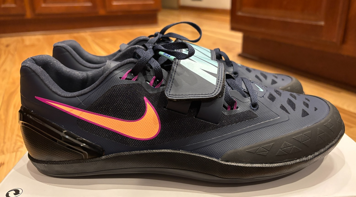 Nike Zoom Rotational 6 Obsidian Orange Pulse FZ9606 400 Men's Size