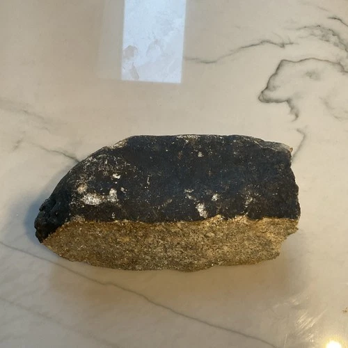 Rough Dark Black Rock / Mineral Specimen Chunk - Natural Stone Specimen Piece