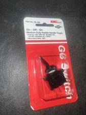 GC ELECTRONICS 35-184 SPDT ON-OFF-ON PADDLE HANDLE TOGGLE SWITCH 10A/125VAC