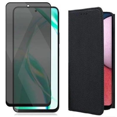 Case for Honor 200 Smart / Honor X7C Black + Anti Spy Tempered Glass - Cover