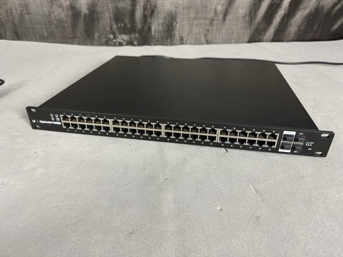 Ubiquiti EdgeSwitch ES-48-500W 48-Port PoE Network Switch w/ Power Cable VGC V - Picture 8 of 14