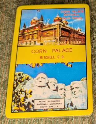 Vintage Mount Rushmore Corn Palace Mitchell S.D. Playing Cards