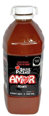 Salsa Picante De Chile De Árbol Amor Castillo 3.78 L - FREE SHIPPING