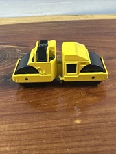 1986 Hot Wheels 69 CAT Road Roller Yellow Diecast Malaysia VGC