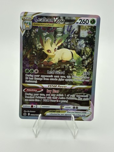 Pokémon TCG - Leafeon VSTAR - Alt Art - GG35/GG70 Crown Zenith - MINT