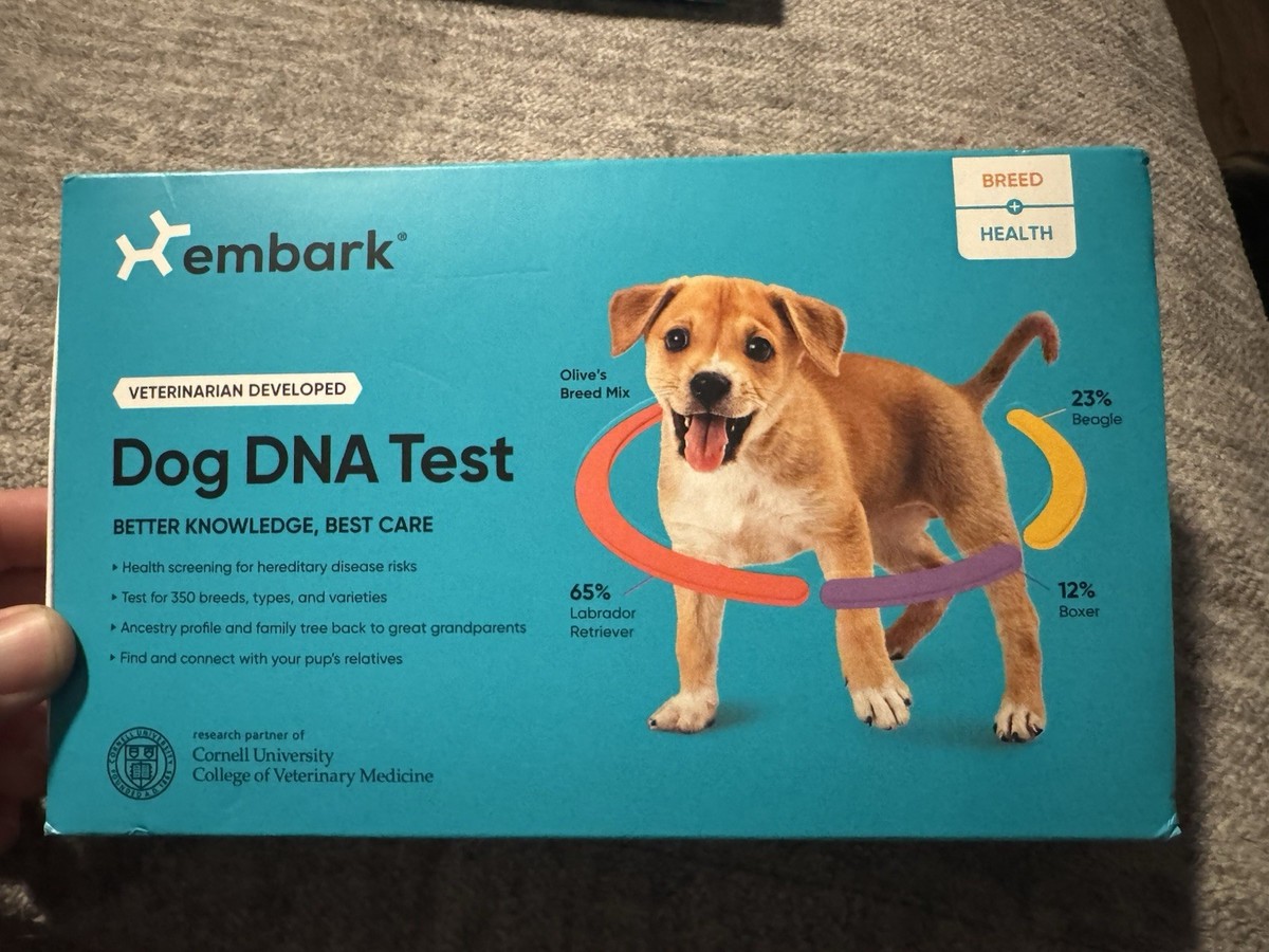 Embark Dna Discount Embark Dog Dna Test New In Box! Embark Breed