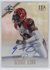 2012 Limited Phenom Monikers Gold 3/25 George Iloka #172 Auto 0c6