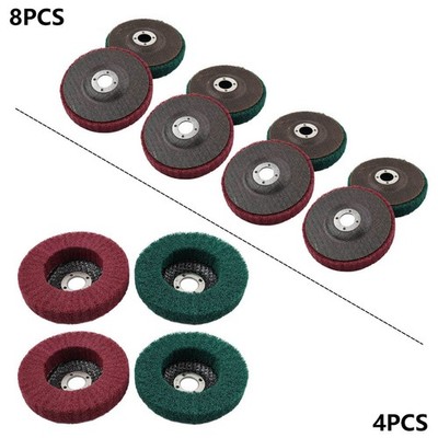 100mm Nylon Faser Klappe Polieren Rad Polieren Schleifen Disc Für Winkel Grinder