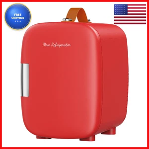 Dumos Mini Réfrigérateur pour chambre à coucher 4L Refroidisseur de réfrigérateur personnel compact pour skincare