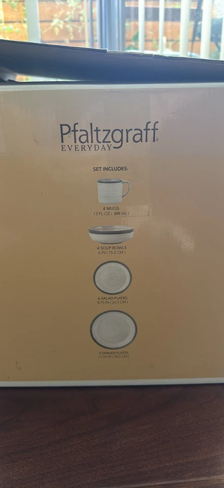 Pfaltzgraff Aspen White 16 Piece Dinnerware Set (Service for 4) - Image 3 of 4