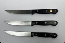WUSTHOF Gourmet Steak Knives Set Of 3 4050/12cm 4.5" Blade Germany light damage