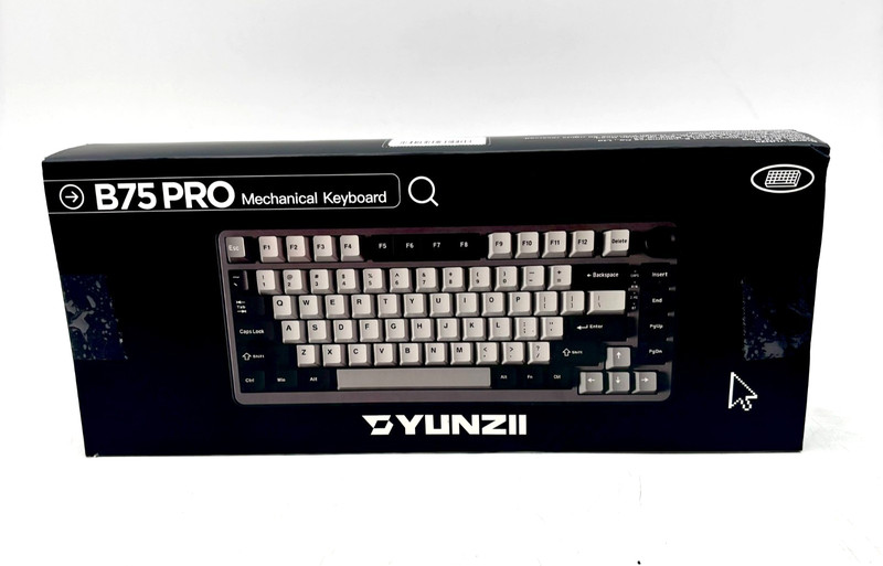 Yunzii B75 Pro Tri-Mode Wireless Hotswap Mechanical Keyboard - Dark Gray