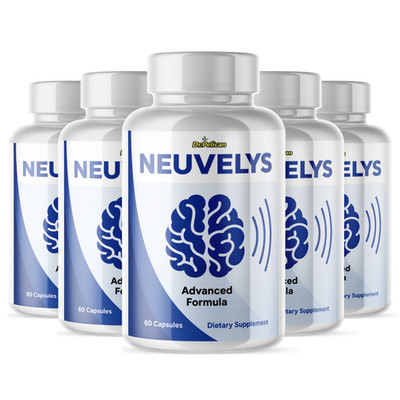 Neuvelys- Brain Support- 5 Bottles- 300 Capsules