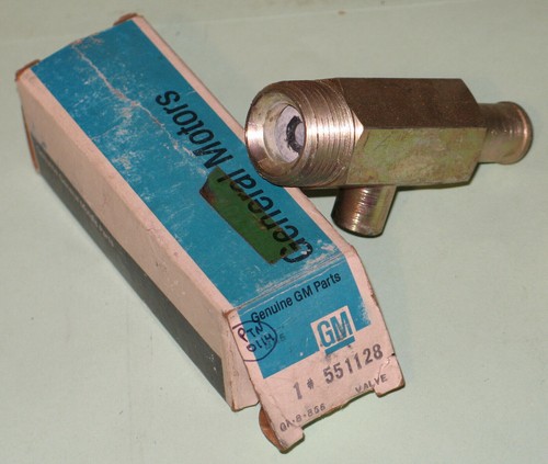 1976 Skylark Ventura Omega NOS heater water flow valve 551128 - Picture 2 of 3