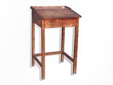 Bureau d'écolier en chêne époque 1900