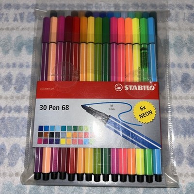 Stabilo Point 68 30-Color Wallet Set