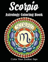 Scorpio Astrology Coloring Book Color Your Zodiac Sign Dylanna Press Taschenbuch