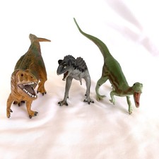 Vintage 1996-97 Safari Ltd Carnotaurus Carcharodontosaurus Baryonyx Dinosaur Lot
