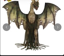 Winter Dragon Animated Prop 7' Animatronic Halloween Decoration