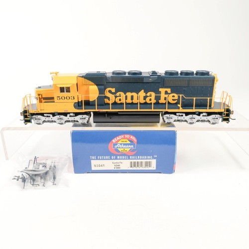 Locomotora diésel Athearn escala HO Santa Fe ATSF #5003 SD40 93541 DCC lista