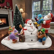 Dept. 56 Original Snow Village Santa Comes to Town 1998 #54920 Christmas Village