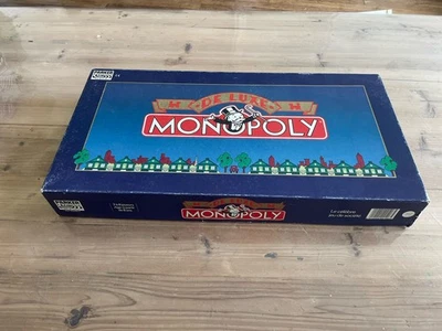 Monopoly De Luxe Édition Parker Ancien Vintage Rétro Collection Jeu Société - Photo 1/4