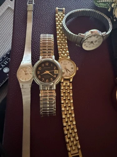 Vintage Ladies Watch Lot — 80s 90s Retro Chic! Seiko, Sharp, Timex, Sloggi!