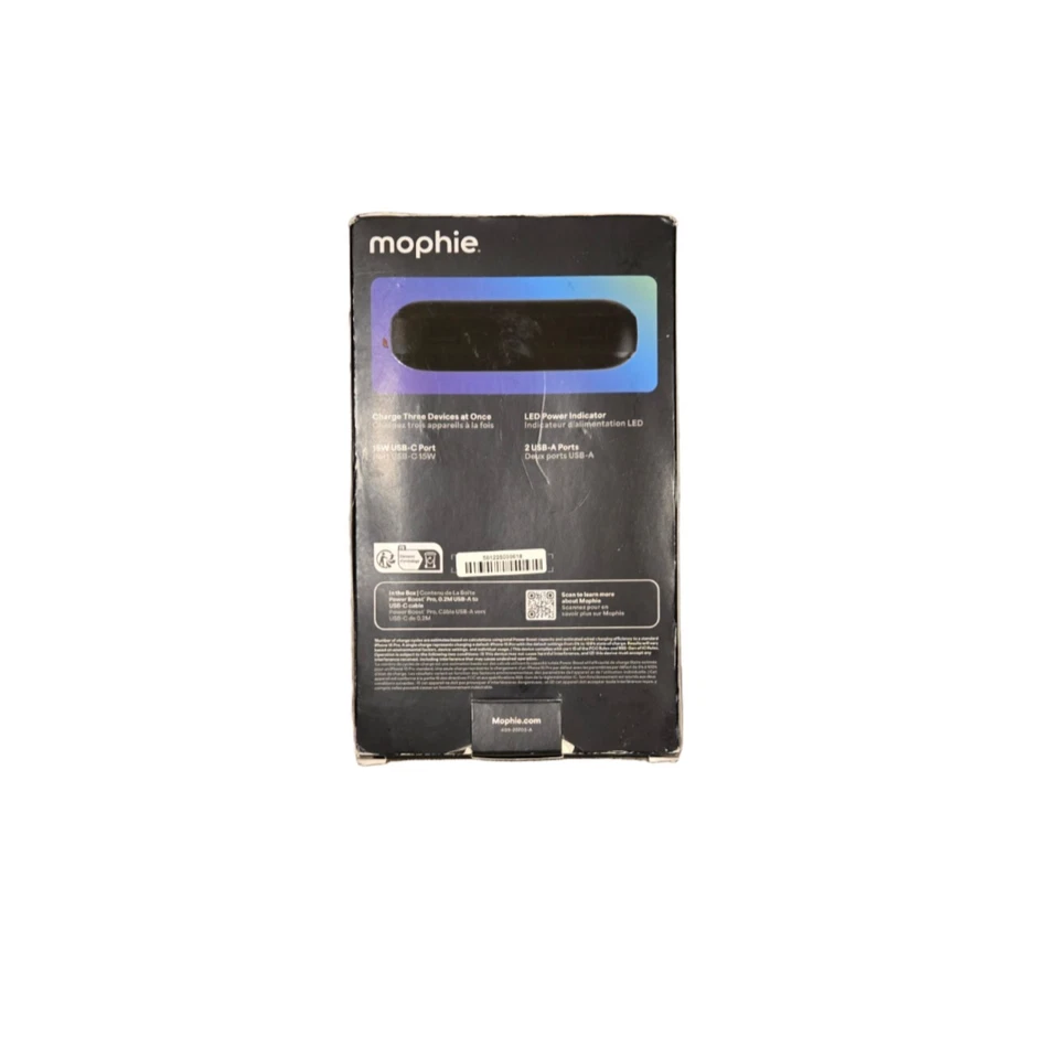 Cargador PowerStation Mophie 20k Power Boost con entradas USB-A y USB-C  Foto 2 de 4