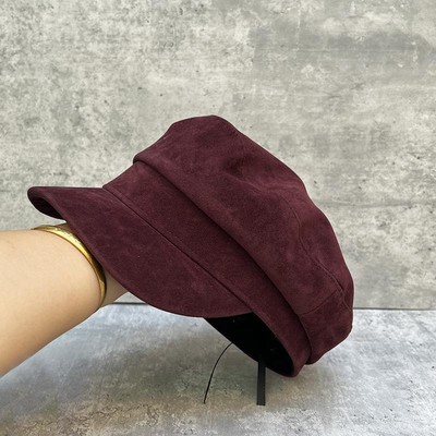 Velvet Cadet Cap in Mauve - Women\'s Fashion Hat Purple Cadet Hat - Etsy main image 2