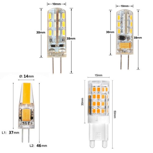 G9 corn light LED Bulb 3W G4 DC12V 6W 8W halogen SMD COB AC220V lamp bead - Picture 7 of 14