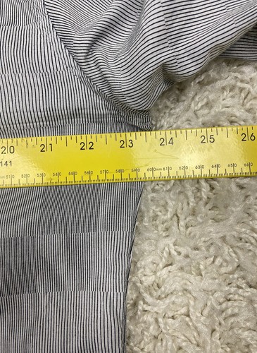 CK Calvin Klein Dress Shirt Men’s XL Gray Glen Check Pattern Long Sleeve - Picture 14 of 14