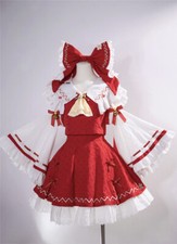 TouHou Project Hakurei Reimu Cosplay Maid Dre...