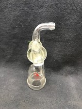 ACE Glass 35/25 Spherical Ball Angled Flow Control Adapter w/ 4mm Glass Stopcock