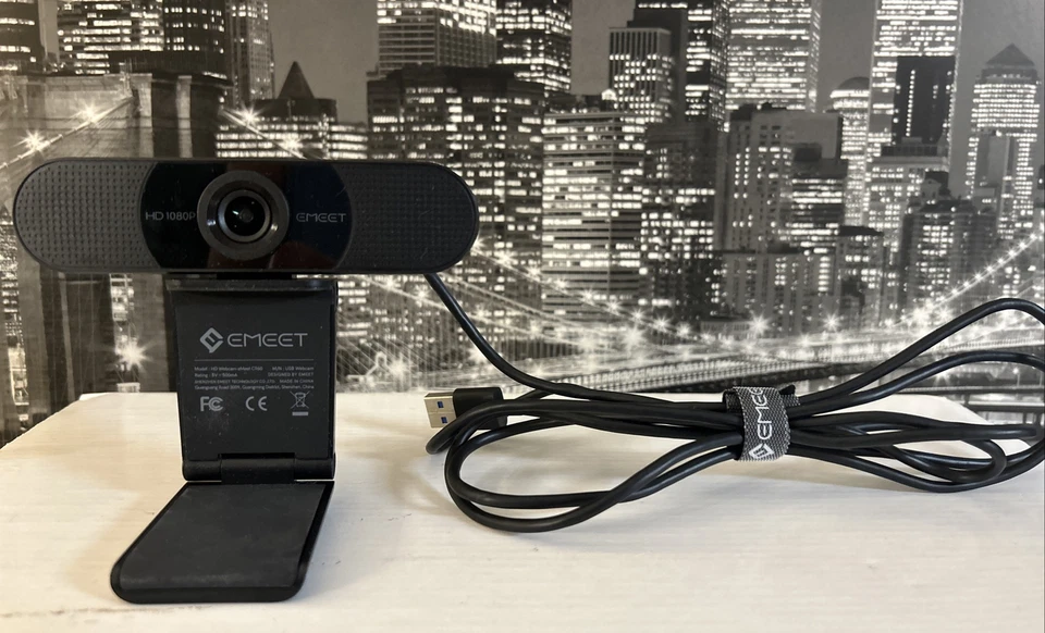 eMeet SmartCam C960 USB HD Webcam 1080p - EUC Webkamera