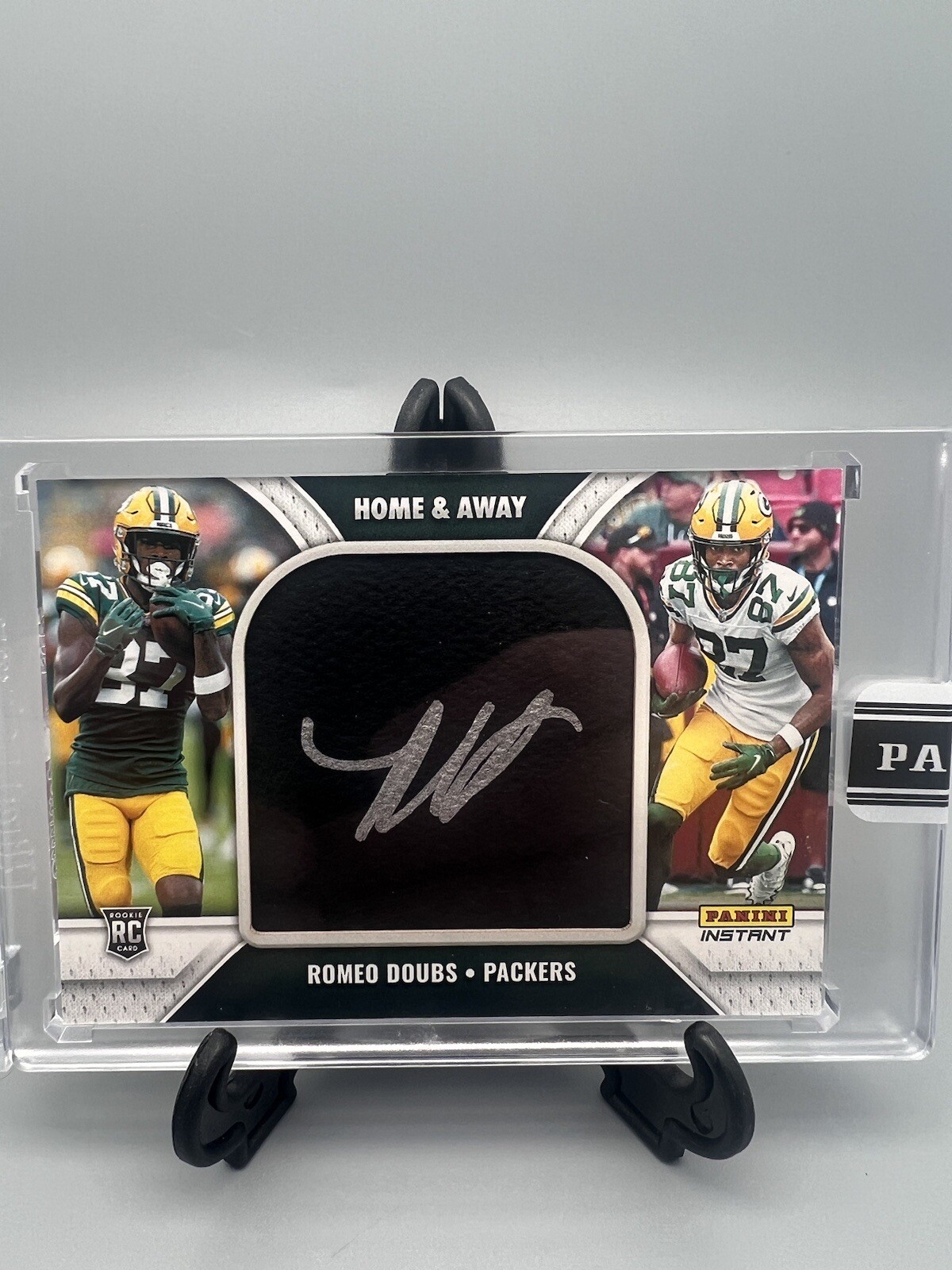 Romeo Doubs Panini Instant Home & Away Autographs #HA34 Base