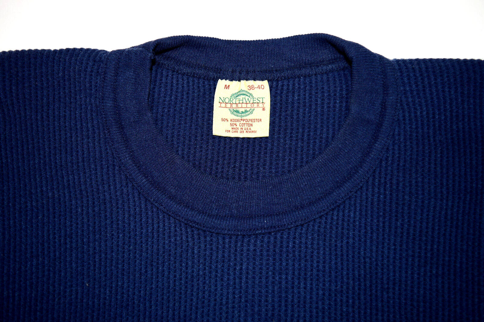 Vintage T-Shirt NW Territory Size XS 80s Thermal Fashion T-Shirt Cobain Grunge