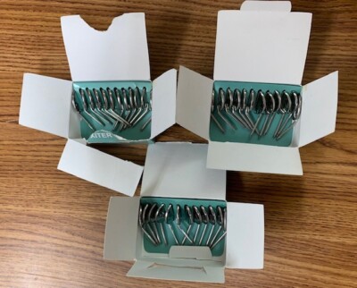 3 NEW Boxes #5 Mouth Mirror Heads Simple Stem (12) & 1 USED Simple Stem Handle