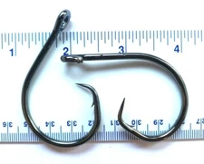 100 GT 4X strength L2004 Offset Black Nickel Circle Hooks size 11/0