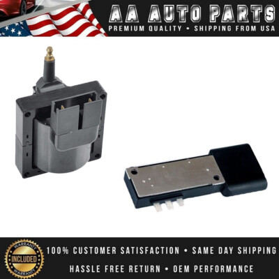 Ignition Coil & Module For 1987-1990 Ford Escort/ EXP/1987 Mercury Lynx 1.9L L4