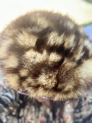 VINTAGE FUR HAT BLOOMINGDALES stretchy cap onesize | eBay display picture 3