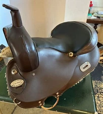 Billy Royal Hand Made Leather 16” Roughout Training Pleasure Saddle Great Cond.
