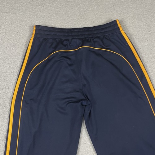 Adidas Track Pants Youth Large Blue Three Stripes Trefoil 14/16 Orange Rare L - Picture 6 of 14