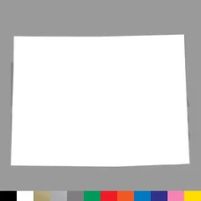 Colorado Vinyl Die Cut Decal Sticker - CO State Outline