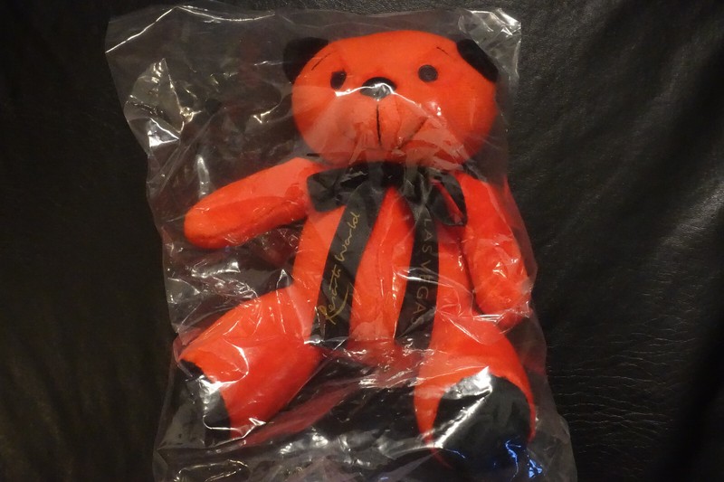 BRAND NEW TEDDY BEAR FROM CONRAD LAS VEGAS AT RESORTS WORLD