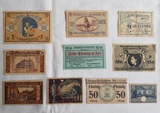 10x Gutschein Igelshieb, Hermsdorf, Blankenburg, Hirschberg... 1917-1921 Notgeld