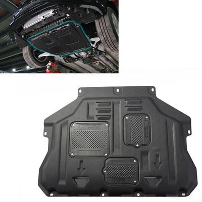 1pc Black Under Engine Splash Shield Mudguard For 2015 Lincoln MKX 2.0T/2.7T