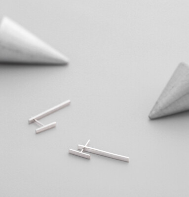 Damen Ohrringe Sterling Silber 925 / Damen Mädchen Ohrstecker