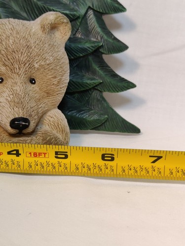 Brown Bear Towel Holder Hook Cabin Rustic Bathroom Home Decor - Picture 6 of 7