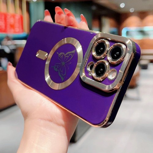 Mag Safe Magnetic Plating Bumper Case For iPhone 15 Pro Max 13 14 12 WOMEN Girls - Picture 21 of 30