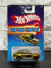 Hot Wheels Ultra Hots '70 Ford Escort RS1600 1/8 Target Exclusive Gold